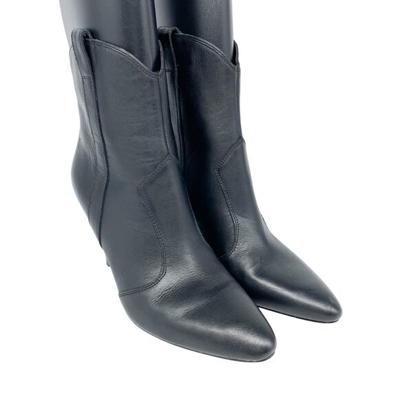 Marc Fisher Women's Carissa Heeled Western Bootie Black Size 7.5M - Picture 1 of 12